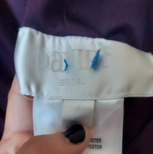 Davids bridal size 4 purple dress